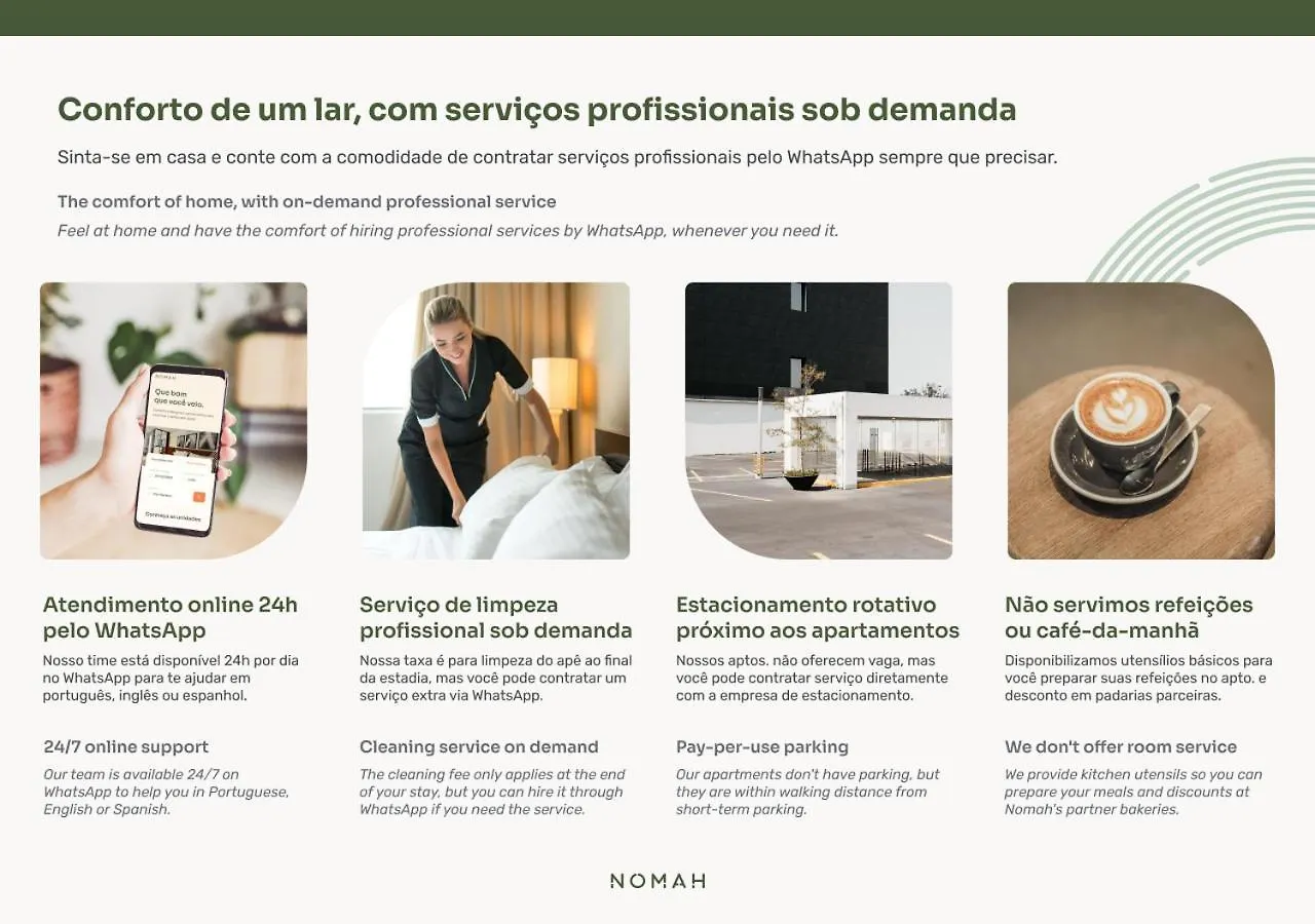 Nomah - Aptos Por Temporada Na Av Reboucas Appartement São Paulo