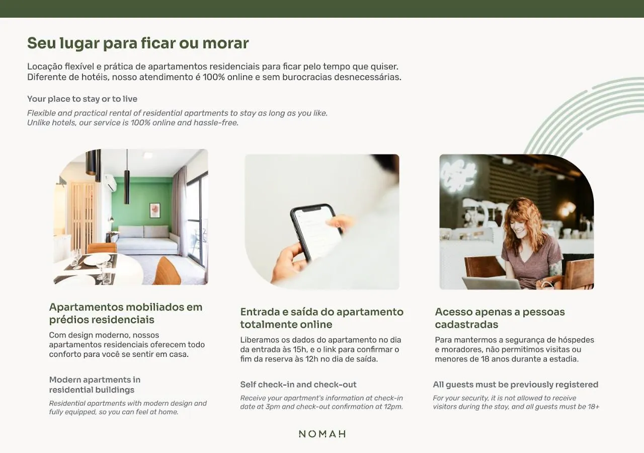 Nomah - Aptos Por Temporada Na Av Reboucas Appartement São Paulo